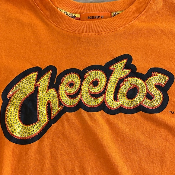 Forever 21 Orange Cheetos Graphic Tee - Picture 2 of 6
